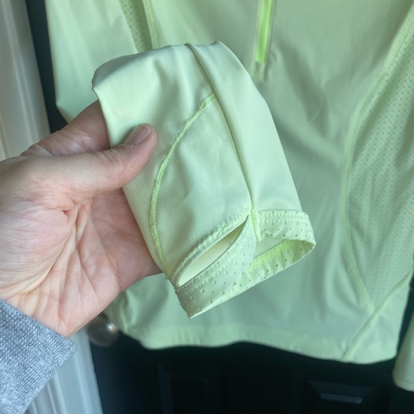 Athleta Pacifica II Hybrid Half Zip, Alluring Yellow-Size S - Picture 3 of 7